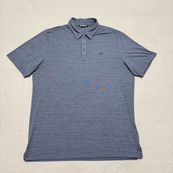 Travis Mathew Other - Travis Mathew Polo Shirt Mens XL Blue Golf Performance Stretch Casual‎ Preppy
